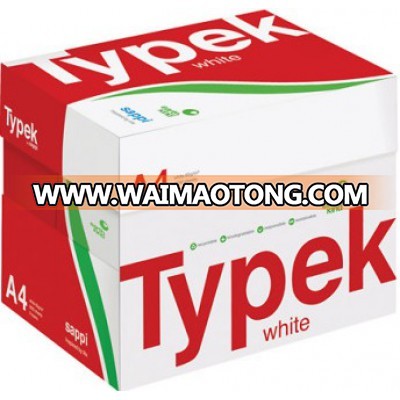 Typek A4 copy Paper 80gsm/75 gsm/70 gsm Copy Paper for sale